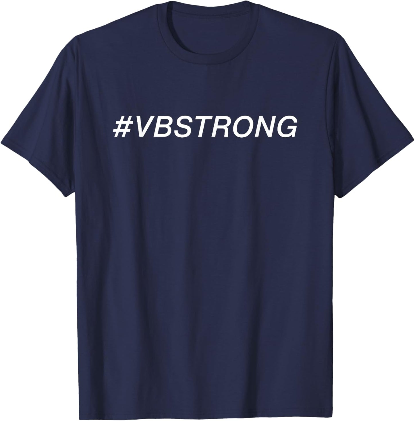 Virginia Beach Strong Shirt VB Strong Men Women Girls Kids T-Shirt - T-Shirt | Navy