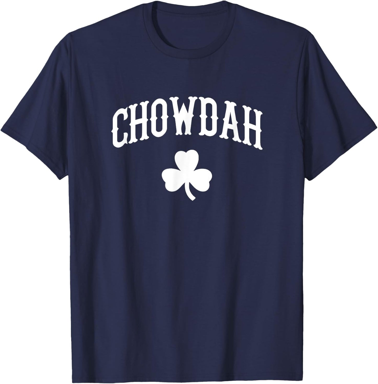 Chowdah Clam Chowder Boston & New England Accent T-Shirt - T-Shirt | Navy