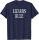 Funny Lizard Gift T Shirt T-Shirt - T-Shirt | Navy
