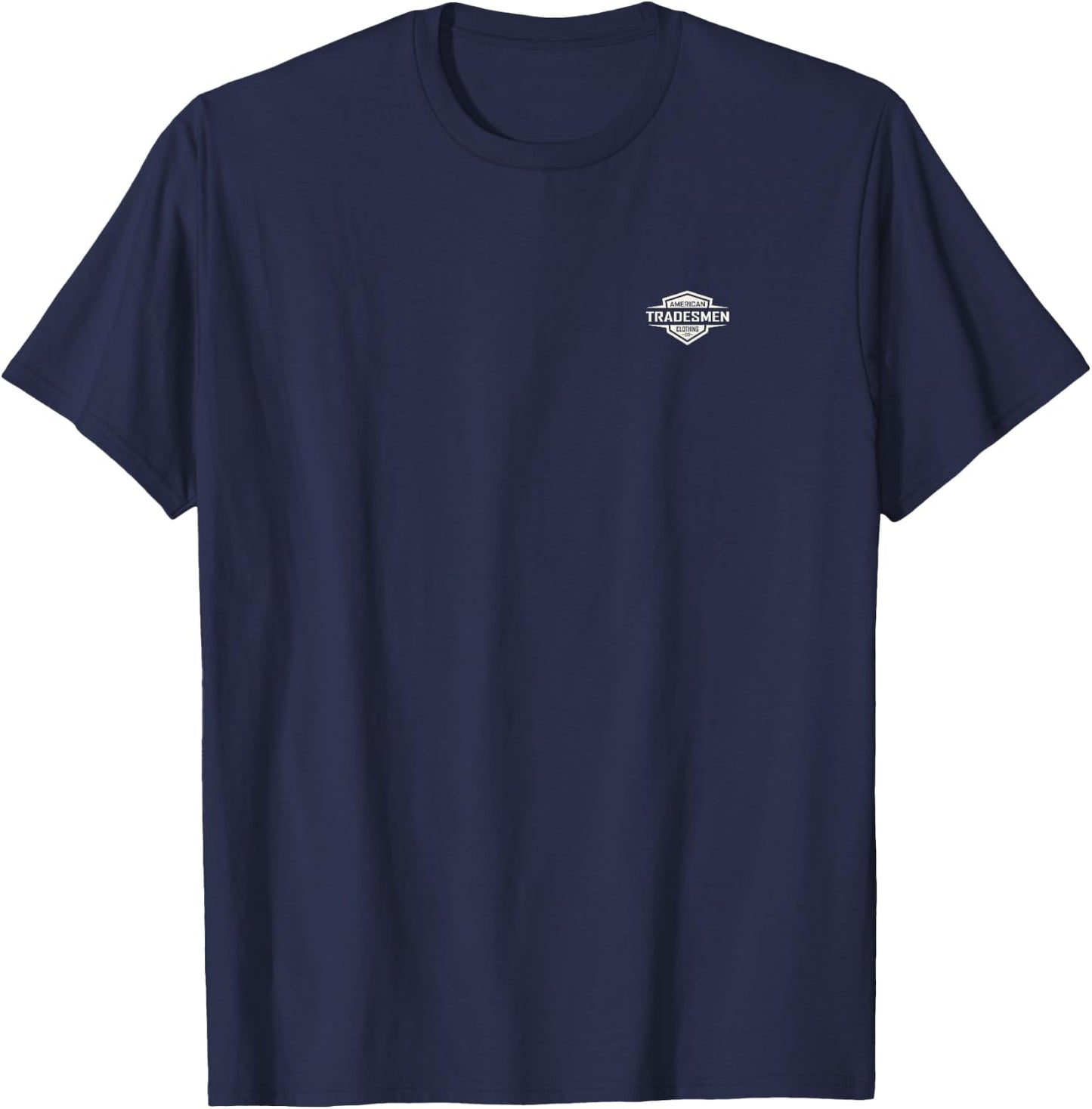 "Elevator Mechanic" with vintage white back design T-Shirt - T-Shirt | Navy