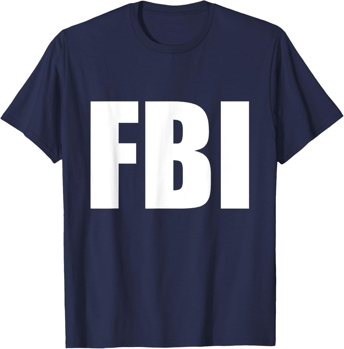 FBI Replica Agent Inspector Funny Halloween Costume T-Shirt - T-Shirt | Navy