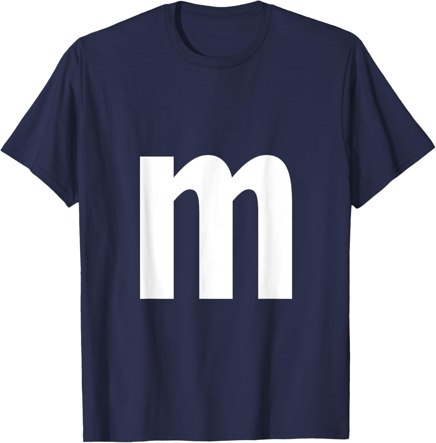 Alphabet Letter M (Lower case m) T-Shirt - T-Shirt | Navy