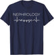 Nephrology Nurse Heart Beat Dialysis Nursing RN T-Shirt - T-Shirt | Navy