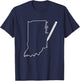 Teacher Red For Ed RedForEd Indiana Pencil Drawing Gift T-Shirt - T-Shirt | Navy