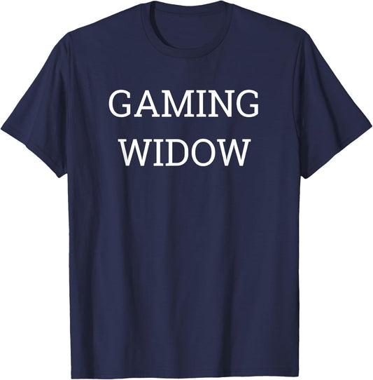 Fun gaming widow T-Shirt - T-Shirt | Navy