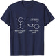 Chemistry Joke for Funny Chemistry Nerds Chemical Puns Gift T-Shirt - T-Shirt | Navy