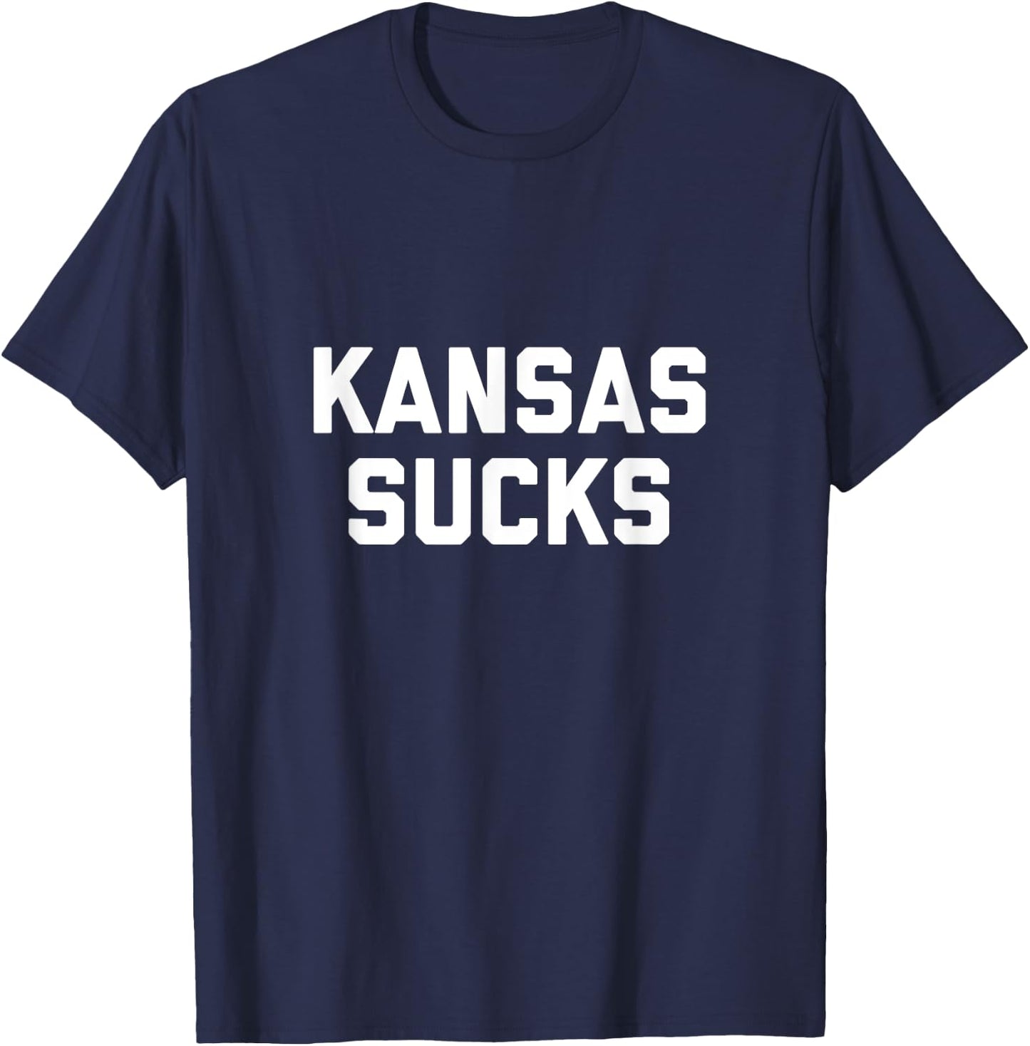 Kansas Sucks T-Shirt - T-Shirt | Navy