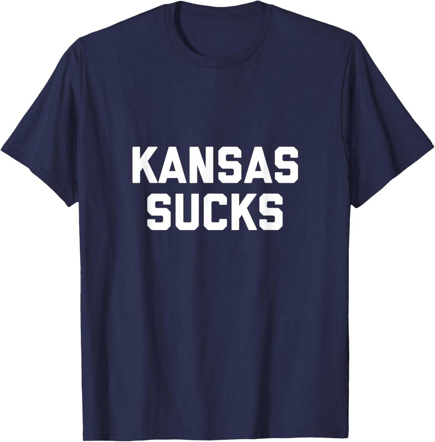 Kansas Sucks T-Shirt - T-Shirt | Navy