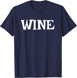 Wine Bottle Halloween Costume Party Cute Funny T Shirt T-Shirt - T-Shirt | Navy
