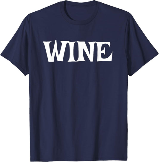 Wine Bottle Halloween Costume Party Cute Funny T Shirt T-Shirt - T-Shirt | Navy