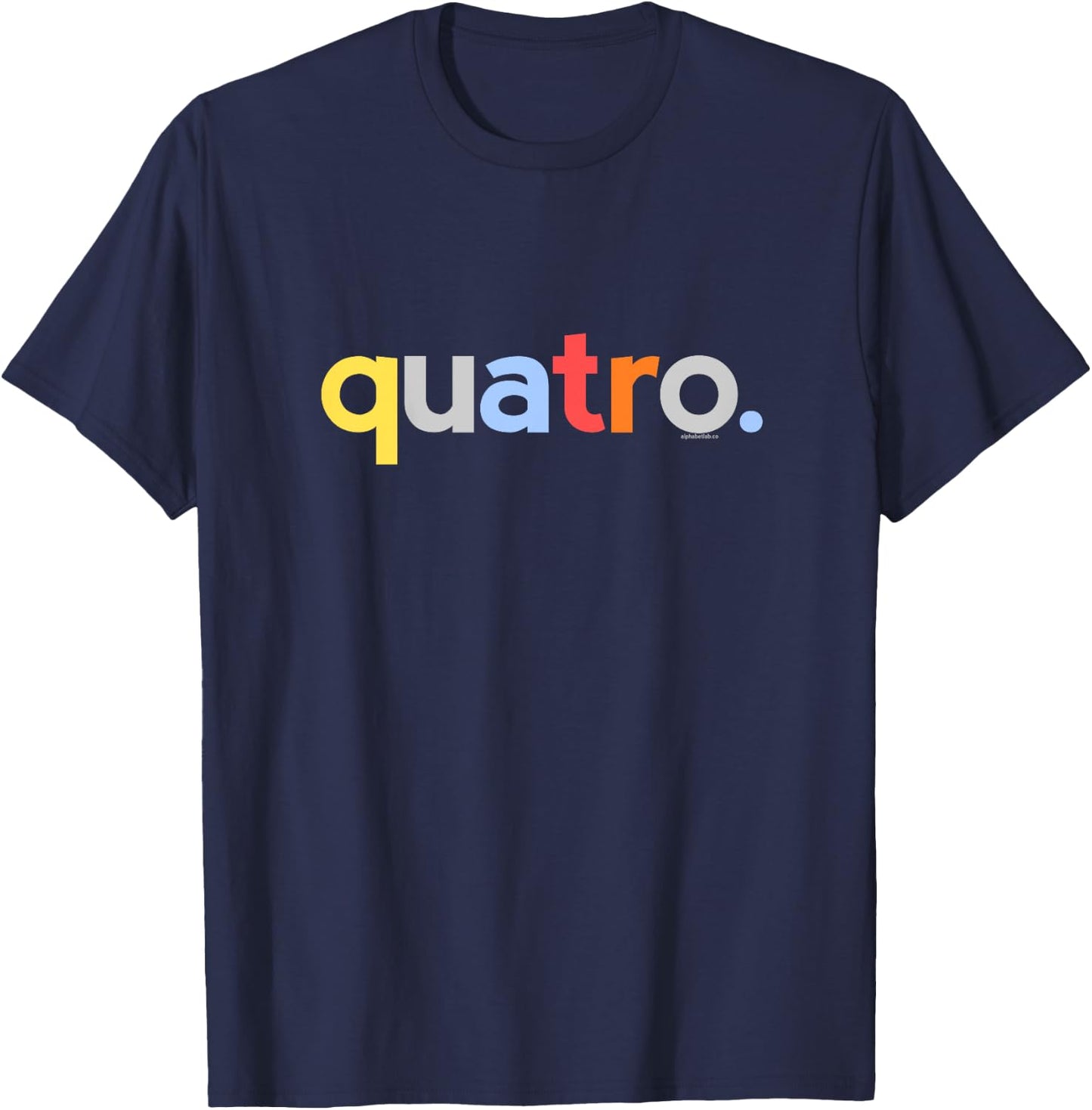 Kids 4th Birthday Shirt Boy 4 Four Quatro | Portuguese Garoto T-Shirt - T-Shirt | Navy