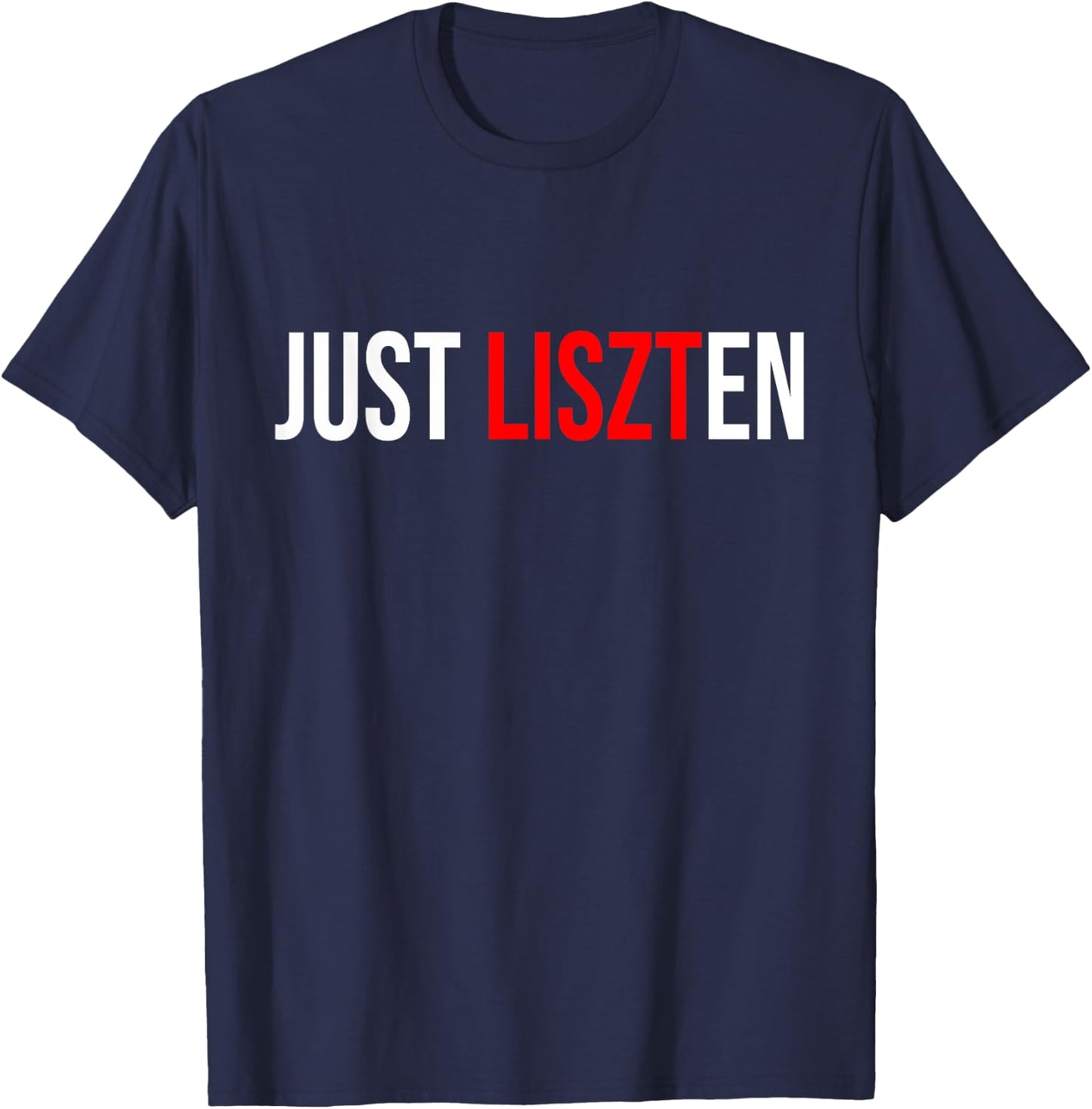 Classical Music T Shirt Franz Liszt Piano T-Shirt - T-Shirt | Navy