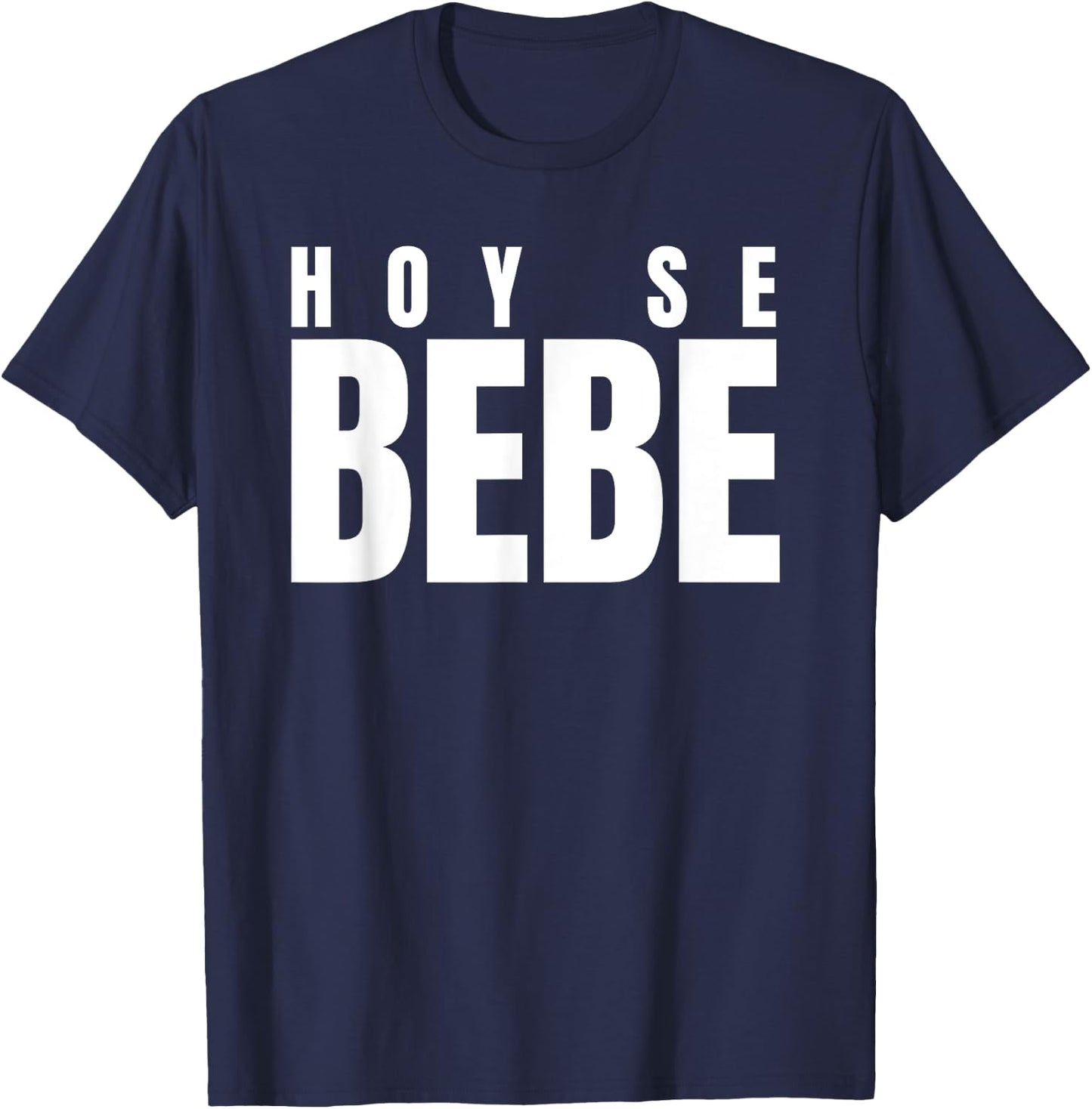 Hoy se Bebe Dominican T-Shirt - T-Shirt | Navy