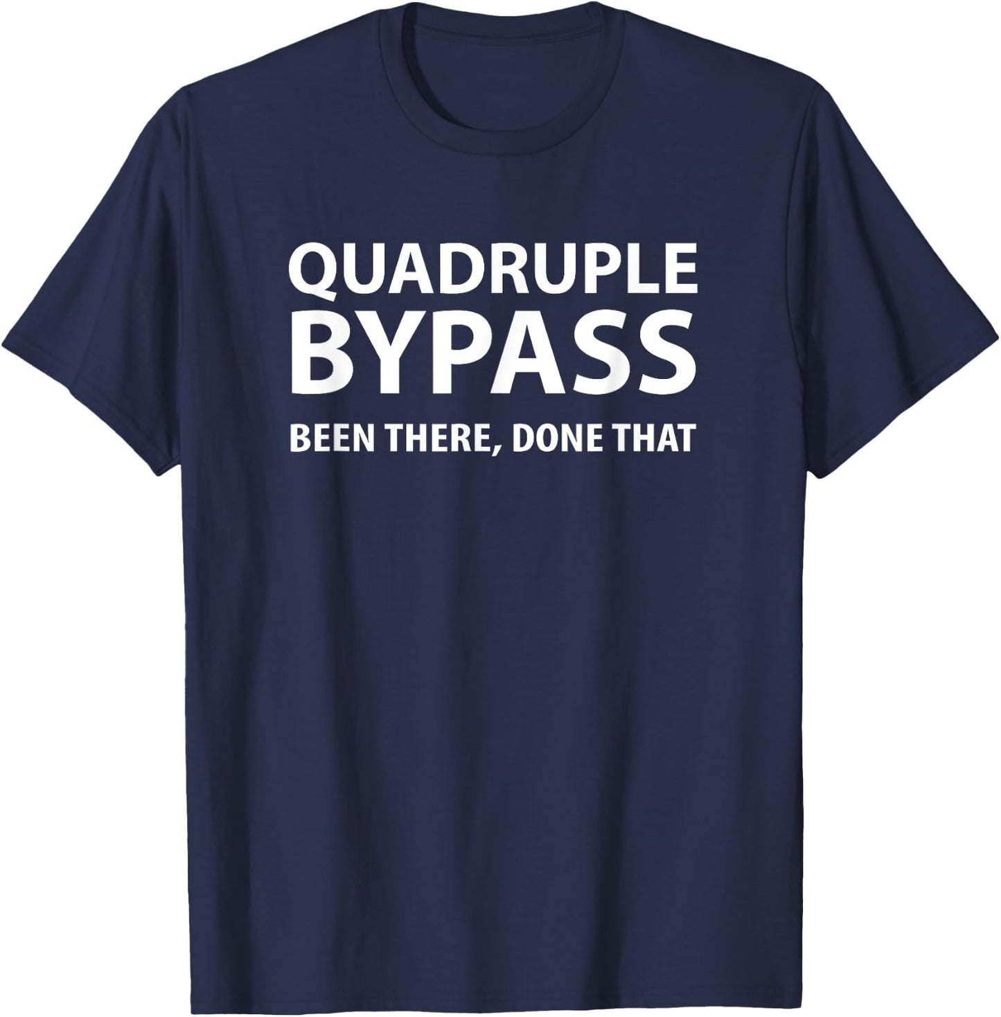 Quadruple Bypass T-Shirt - T-Shirt | Navy