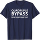 Quadruple Bypass T-Shirt - T-Shirt | Navy