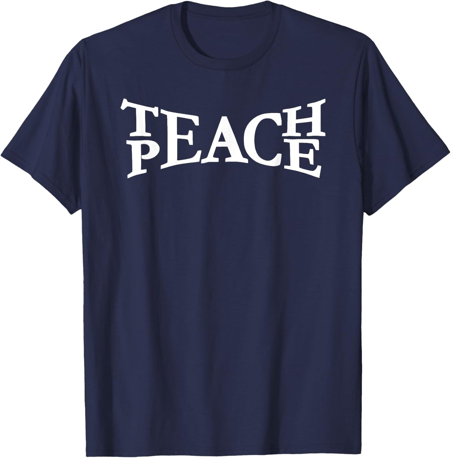 Teach Peace T-Shirt - T-Shirt | Navy