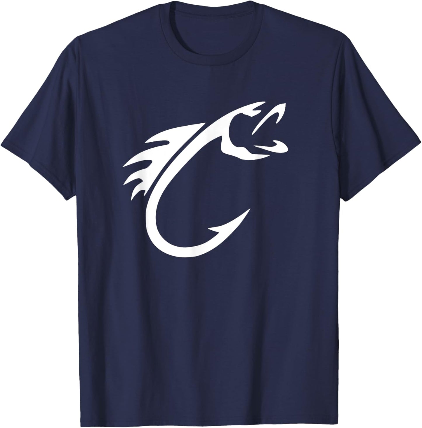 Fish Hook - Reel Life Fishing T-Shirt - T-Shirt | Navy