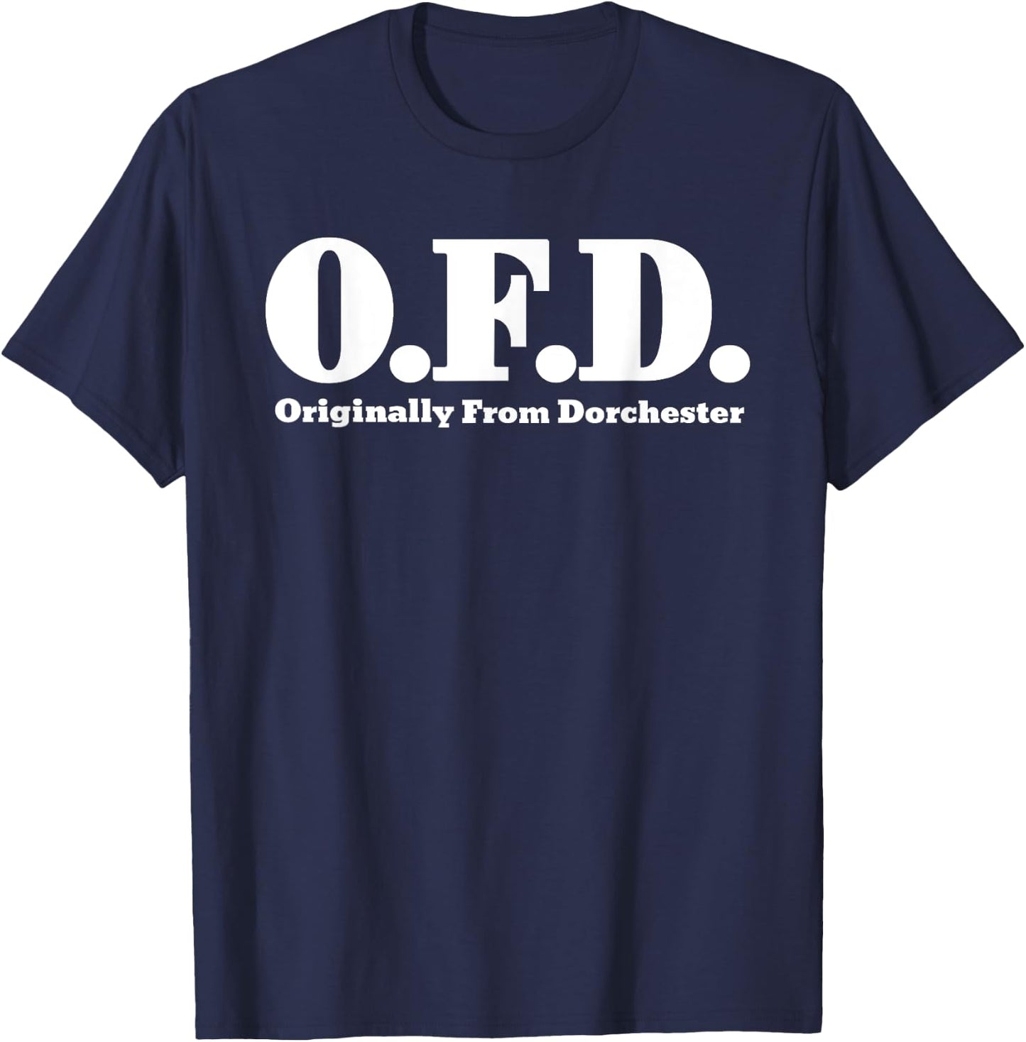 OFD Originally From Dorchester Tops Fields Corner Ashmont T-Shirt - T-Shirt | Navy