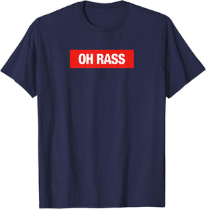 Soca Threads: Oh Rass Shirt T-Shirt - T-Shirt | Navy