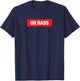 Soca Threads: Oh Rass Shirt T-Shirt - T-Shirt | Navy