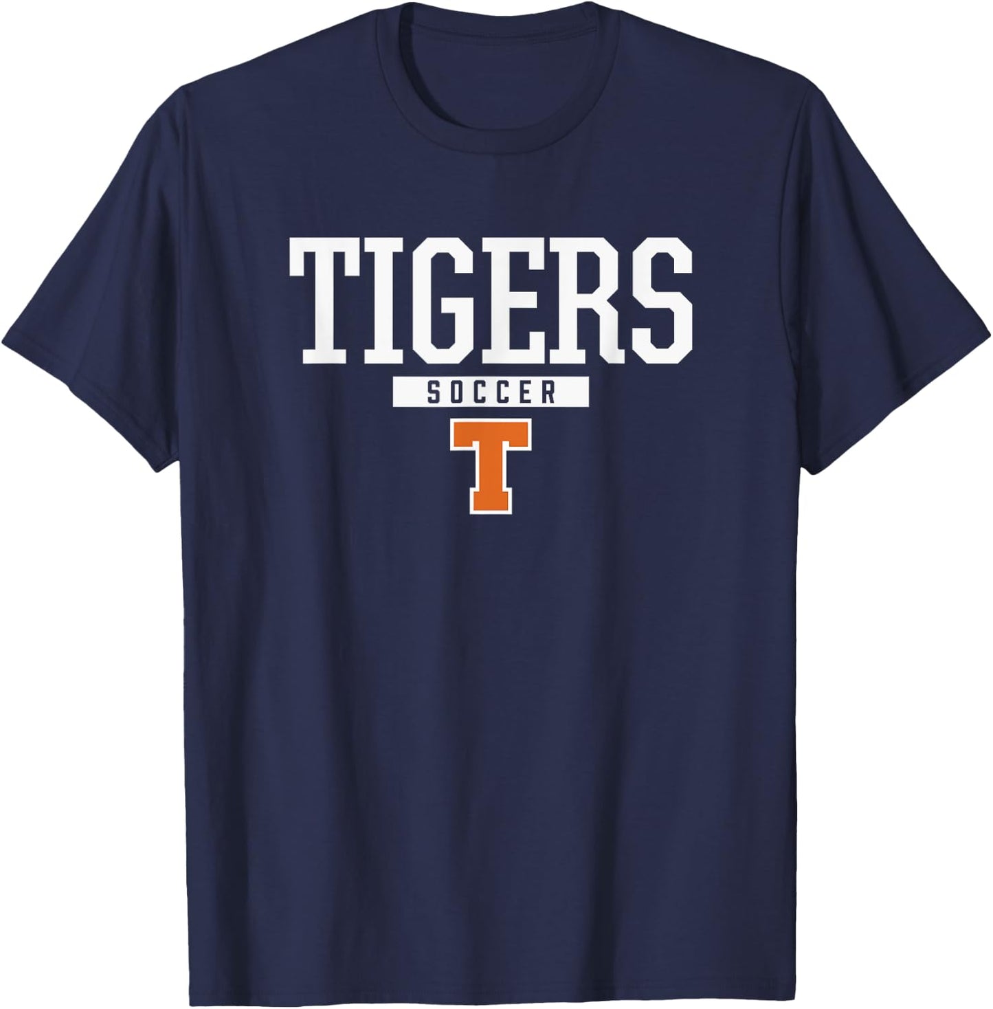 Tabb Tigers Logo Soccer HS T-Shirt - T-Shirt | Navy