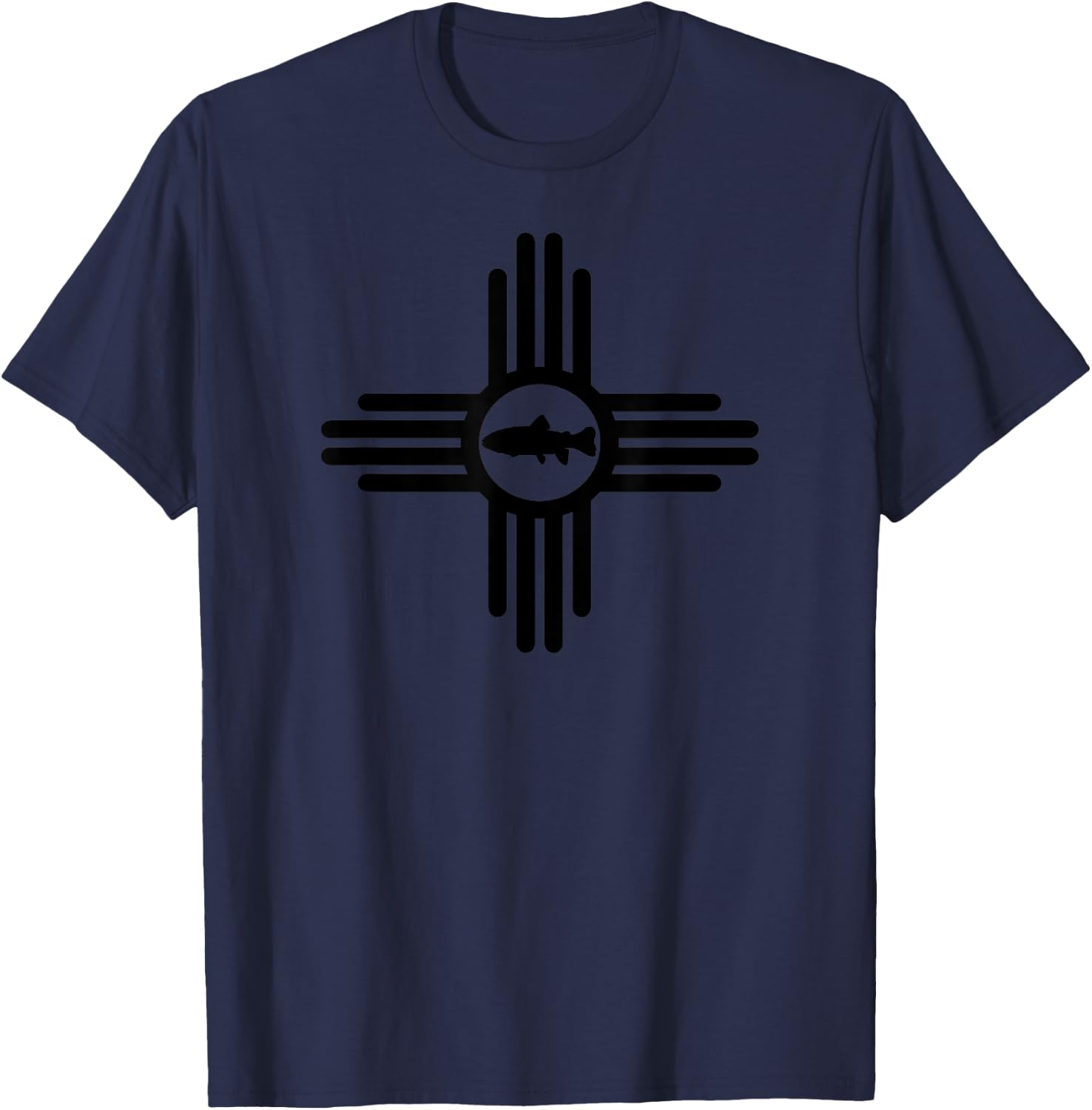 New Mexico Rio Grande Cutthroat Trout Fishing Angler Gear T-Shirt - T-Shirt | Navy