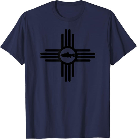 New Mexico Rio Grande Cutthroat Trout Fishing Angler Gear T-Shirt - T-Shirt | Navy