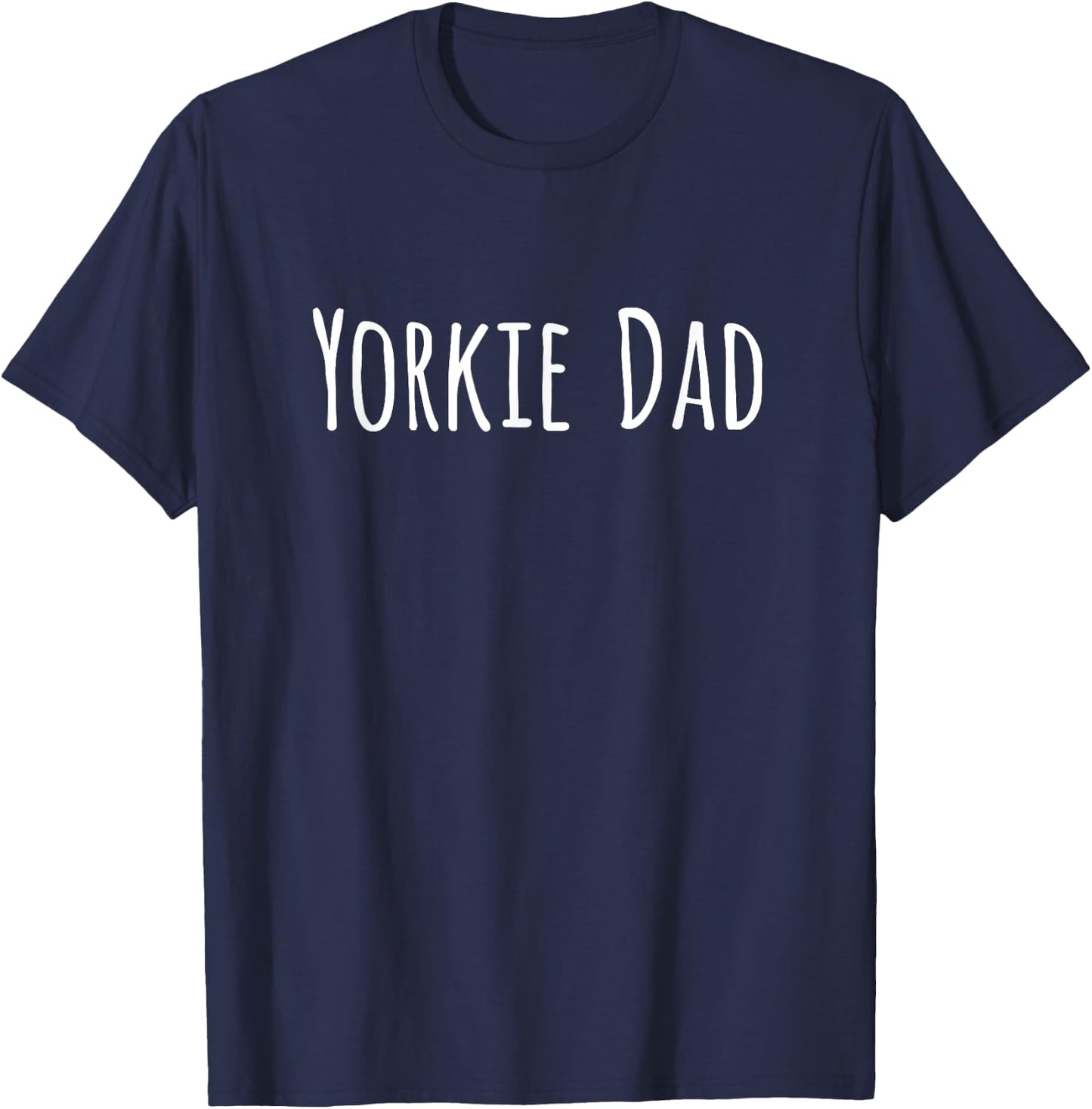 Yorkie Dad Yorkie Shirts I Love my Yorkie Dog T-Shirt - T-Shirt | Navy