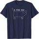 A Fine Boi Cat Lover no Chonker Good Kitty Fine Boy Cartoon T-Shirt - T-Shirt | Navy
