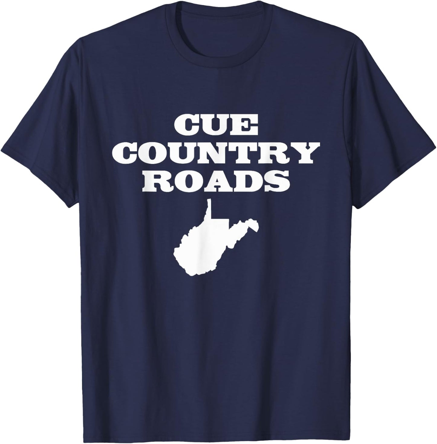 Cue Country Roads T-Shirt - T-Shirt | Navy