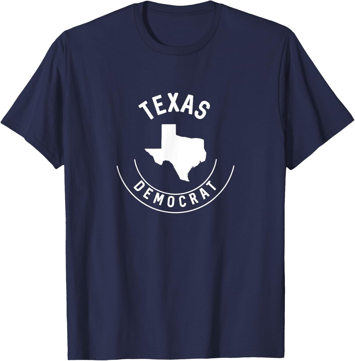 Texas Democrat Unique Vintage Stamp Design T-Shirt - T-Shirt | Navy
