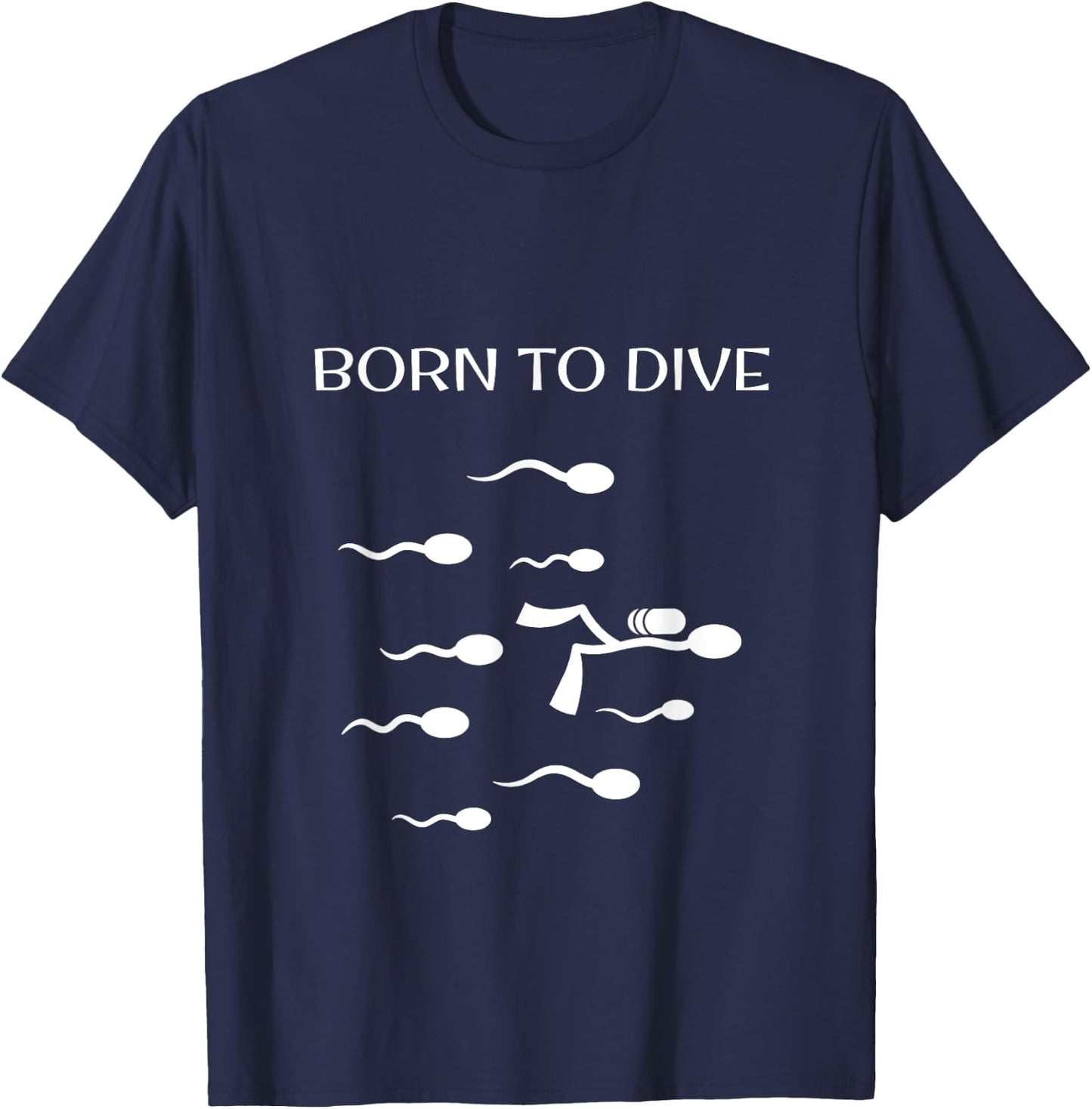 Diver Gift scuba diver, diving holidays by the sea, diving T-Shirt - T-Shirt | Navy