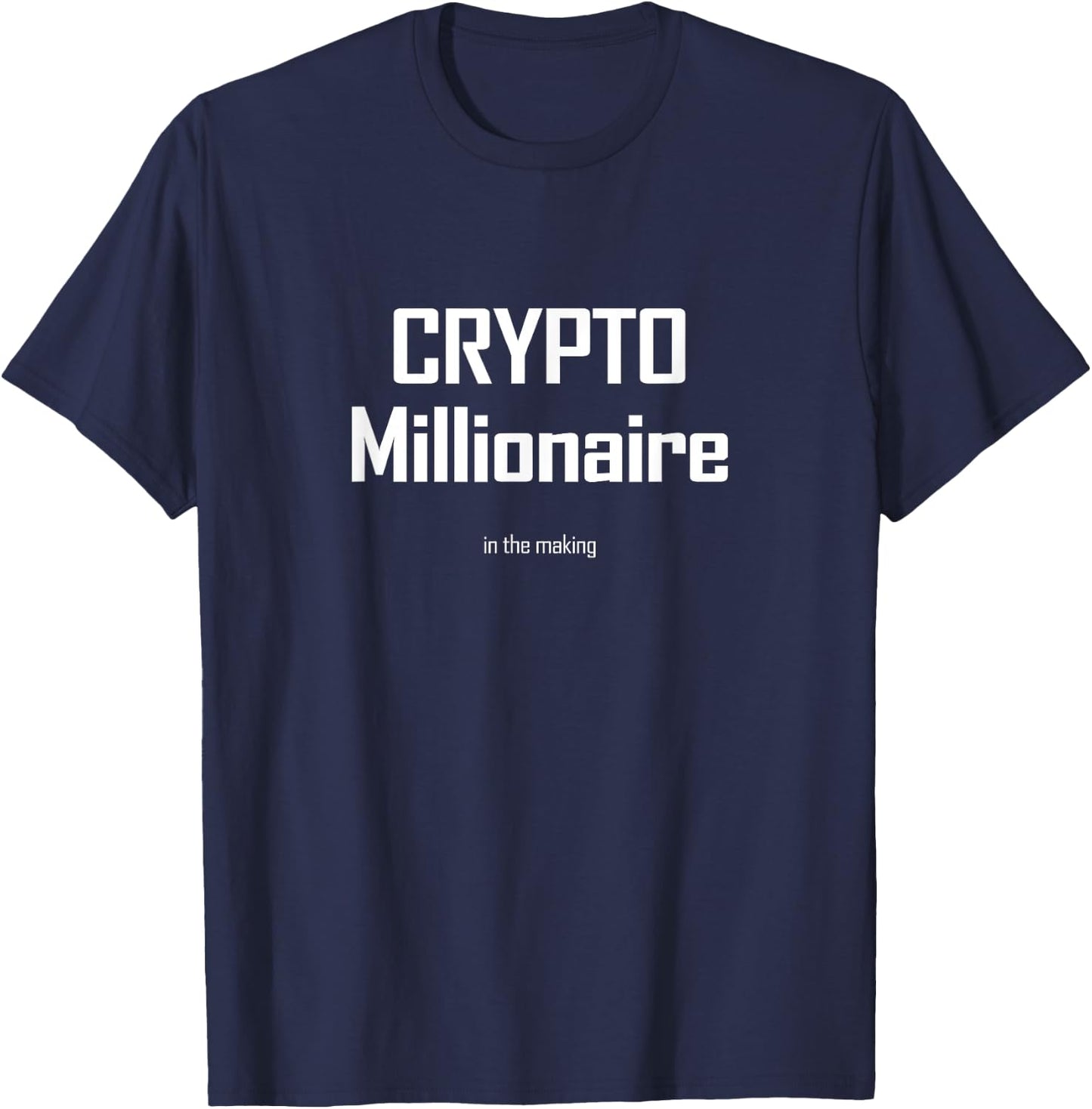 Crypto Millionaire T-Shirt - T-Shirt | Navy