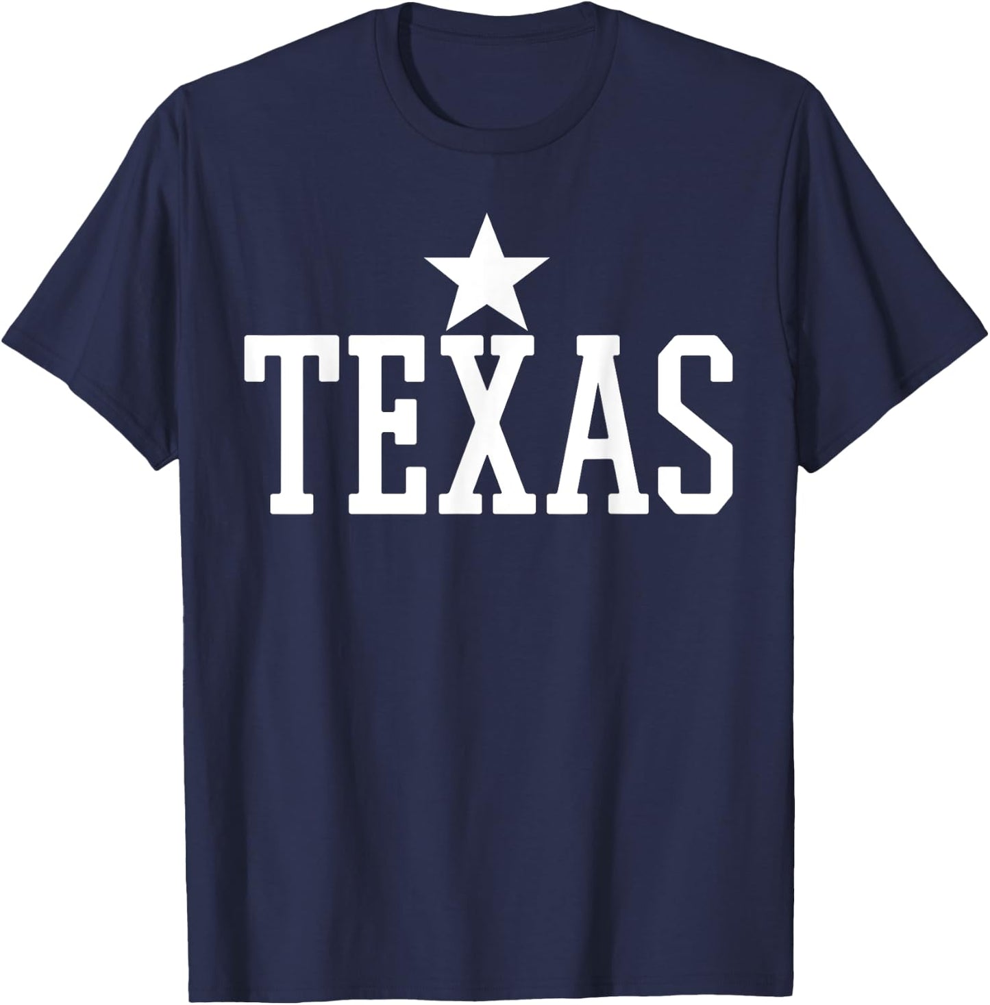 Texas Shirt US Country State Souvenir Vintage Gift T-Shirt - T-Shirt | Navy