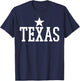 Texas Shirt US Country State Souvenir Vintage Gift T-Shirt - T-Shirt | Navy