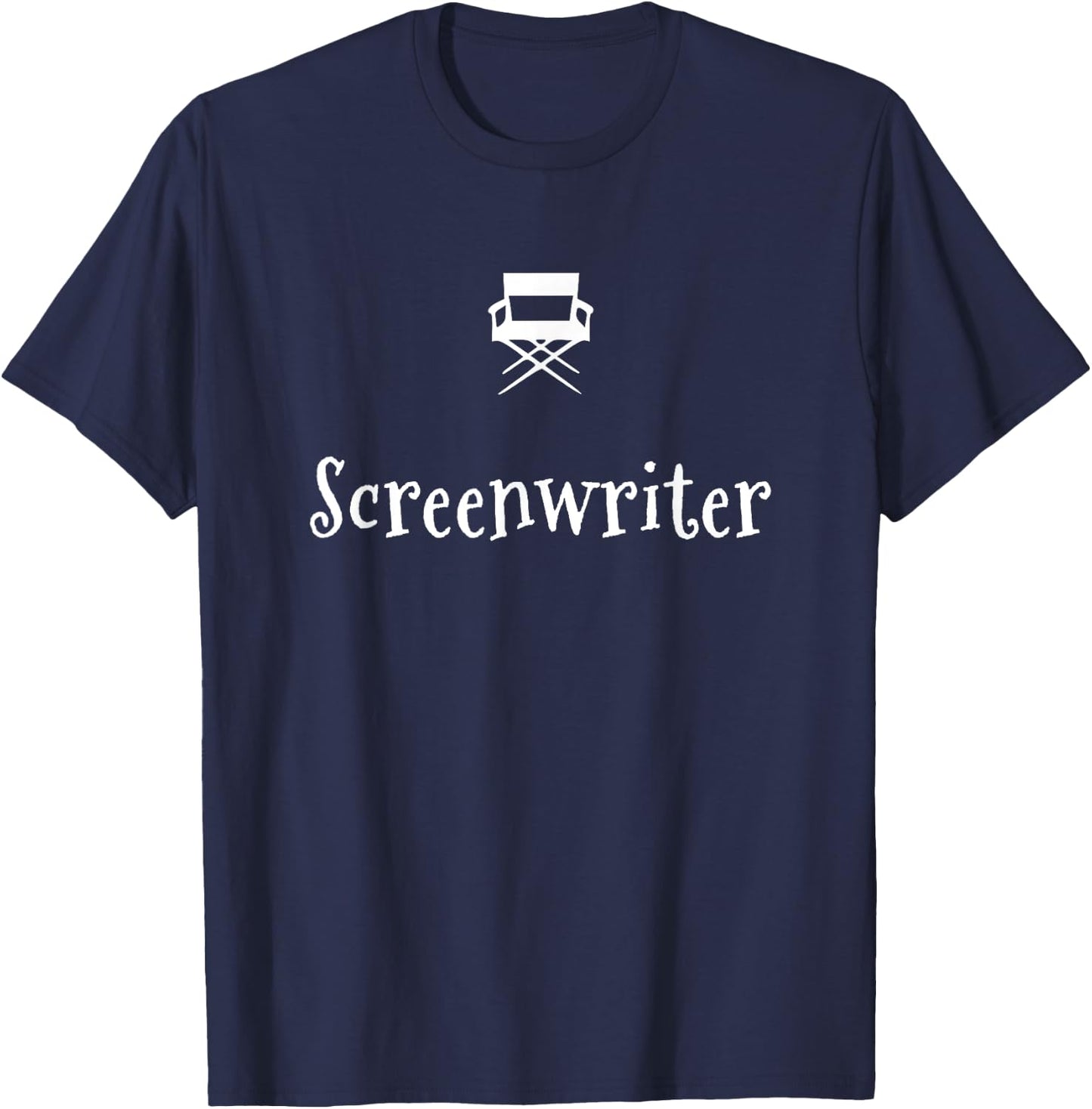 Film Screenwriter Gift Movie Lovers and Film Buffs T-Shirt - T-Shirt | Navy