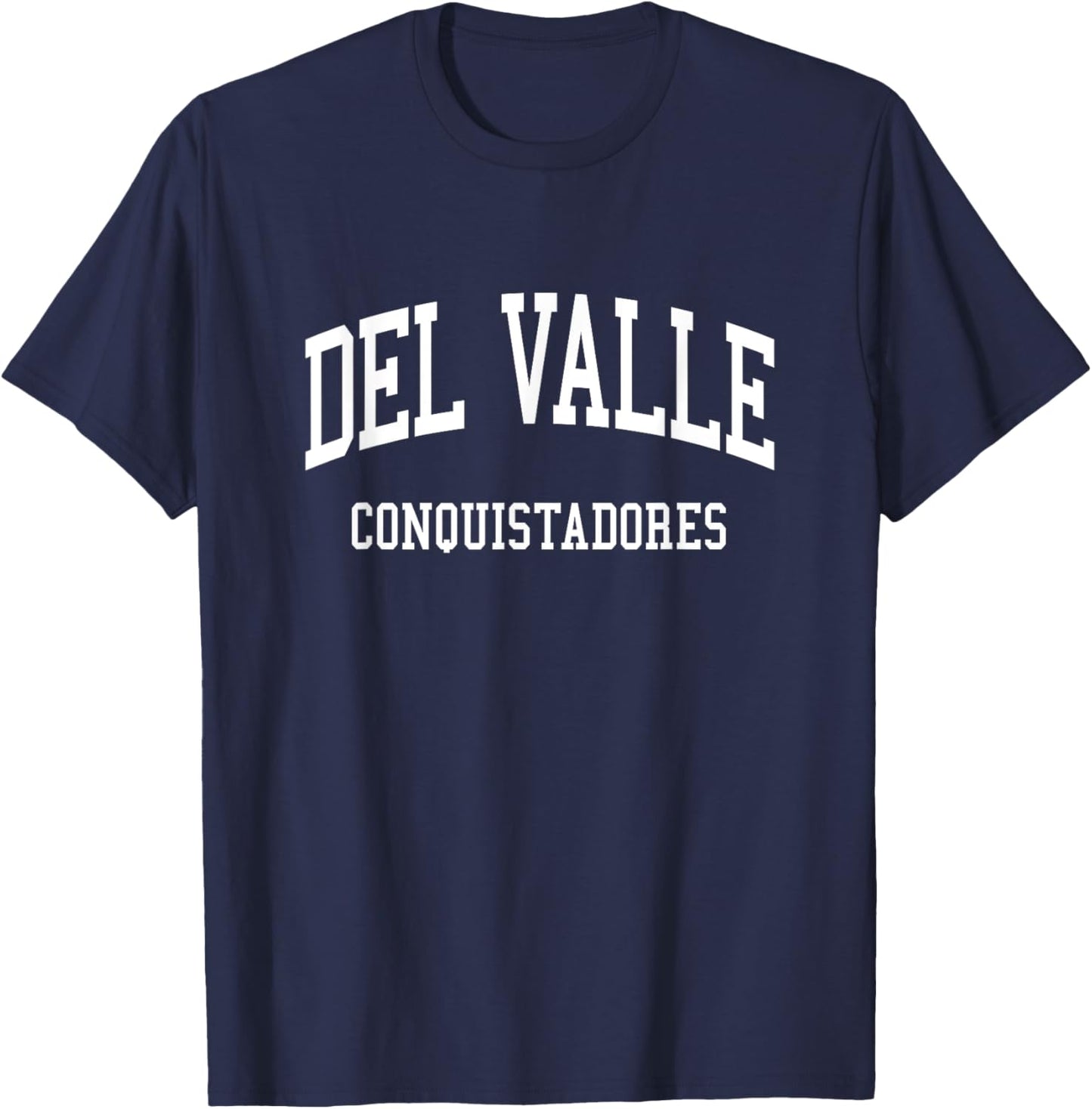 Del Valle High School HS El Paso TX Retro Sports T-Shirt - T-Shirt | Navy
