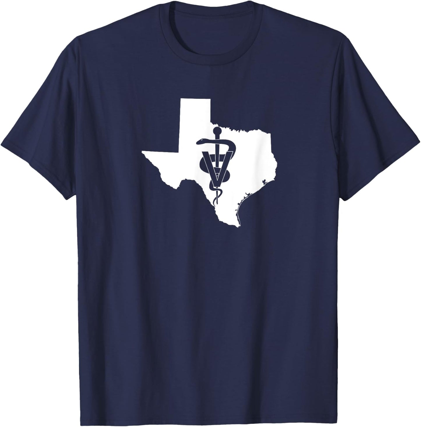 Texas Veterinary Medicine Vet Tech Clinic T-Shirt - T-Shirt | Navy
