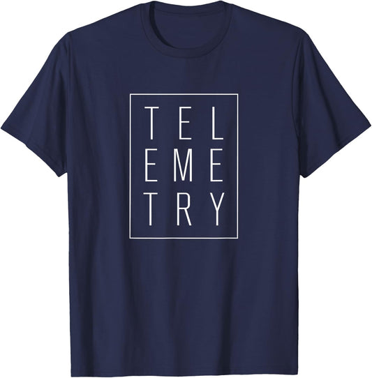 Telemetry Nurse Design for Cardiac Nurses T-Shirt - T-Shirt | Navy