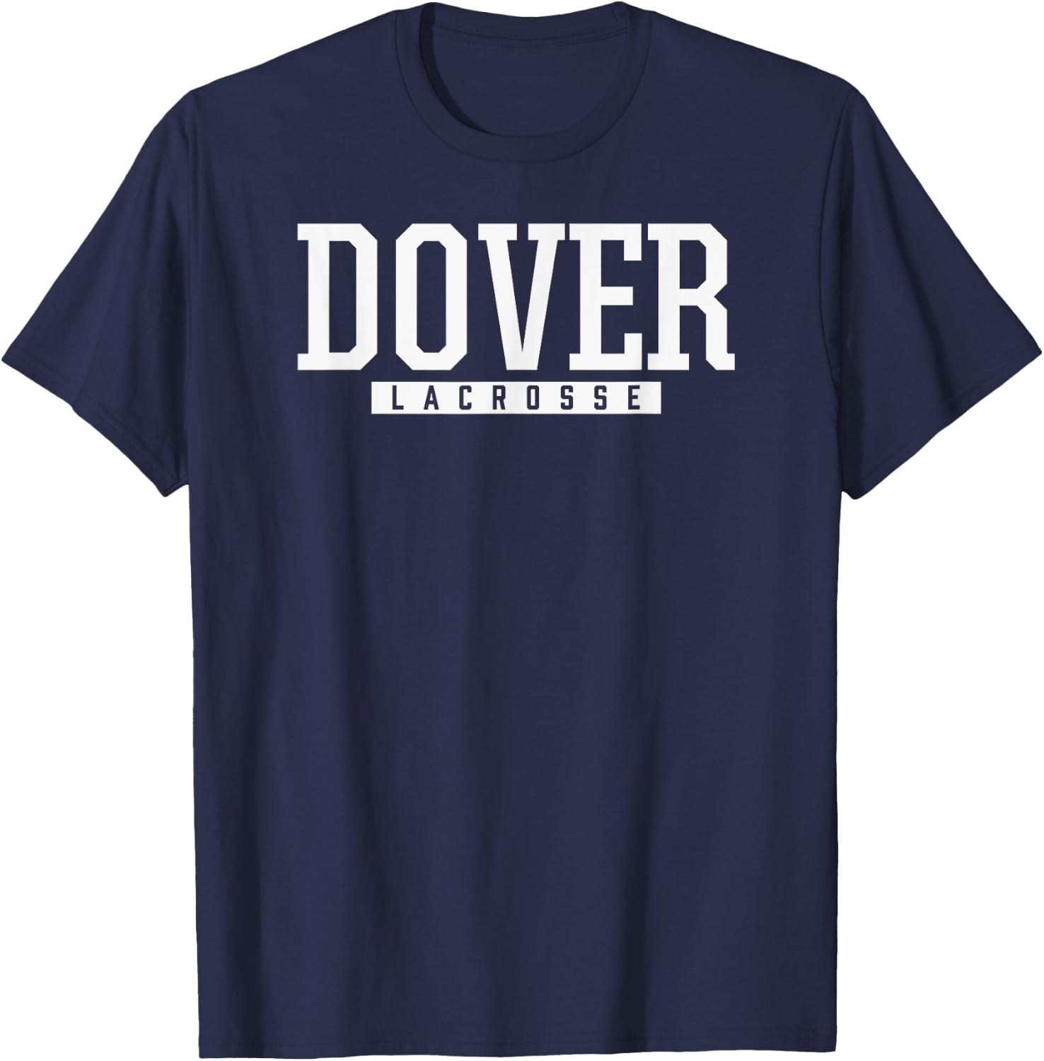 Dover High School Lacrosse T-Shirt - T-Shirt | Navy