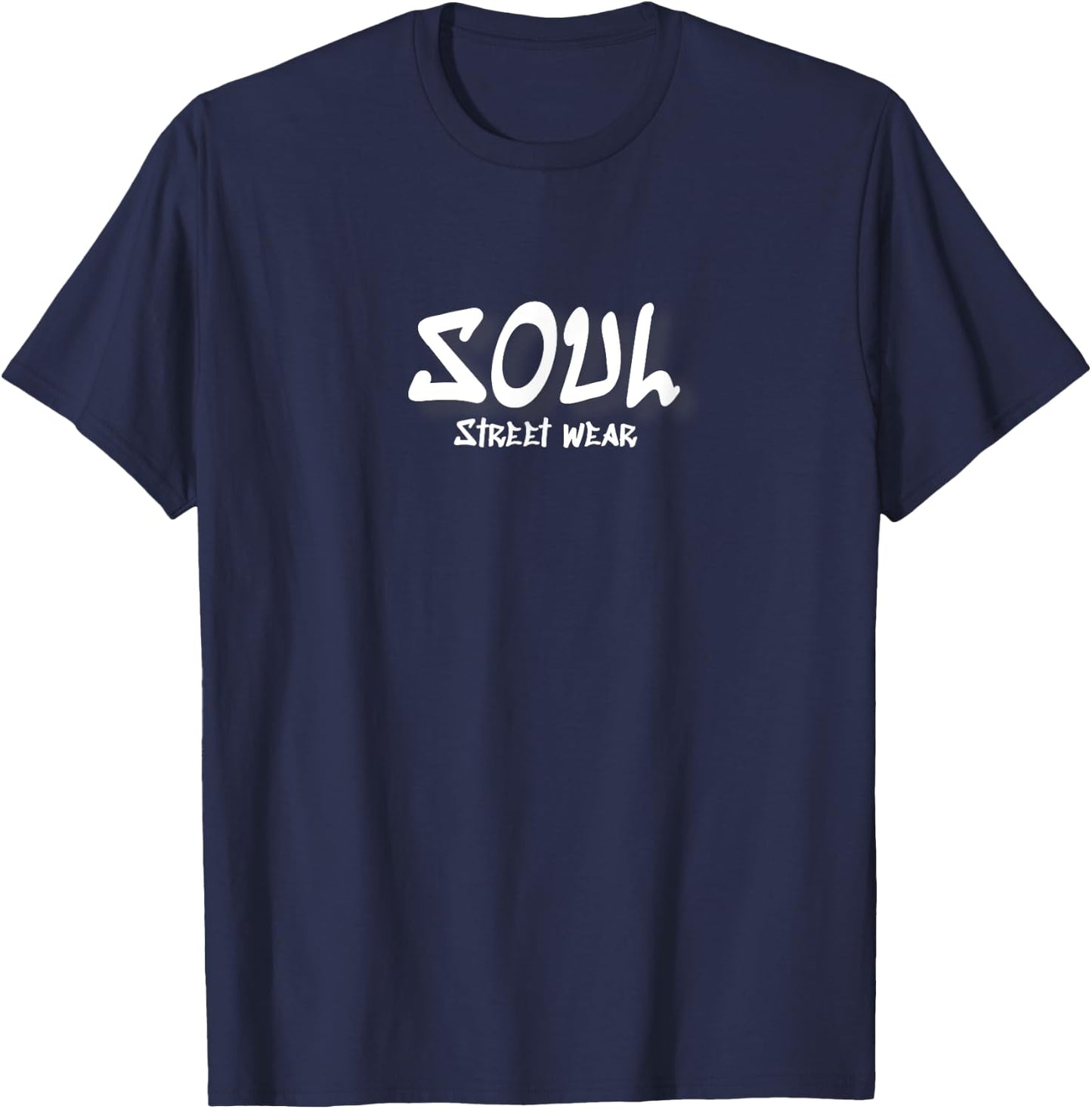Soul front/back graffiti T-Shirt - T-Shirt | Navy