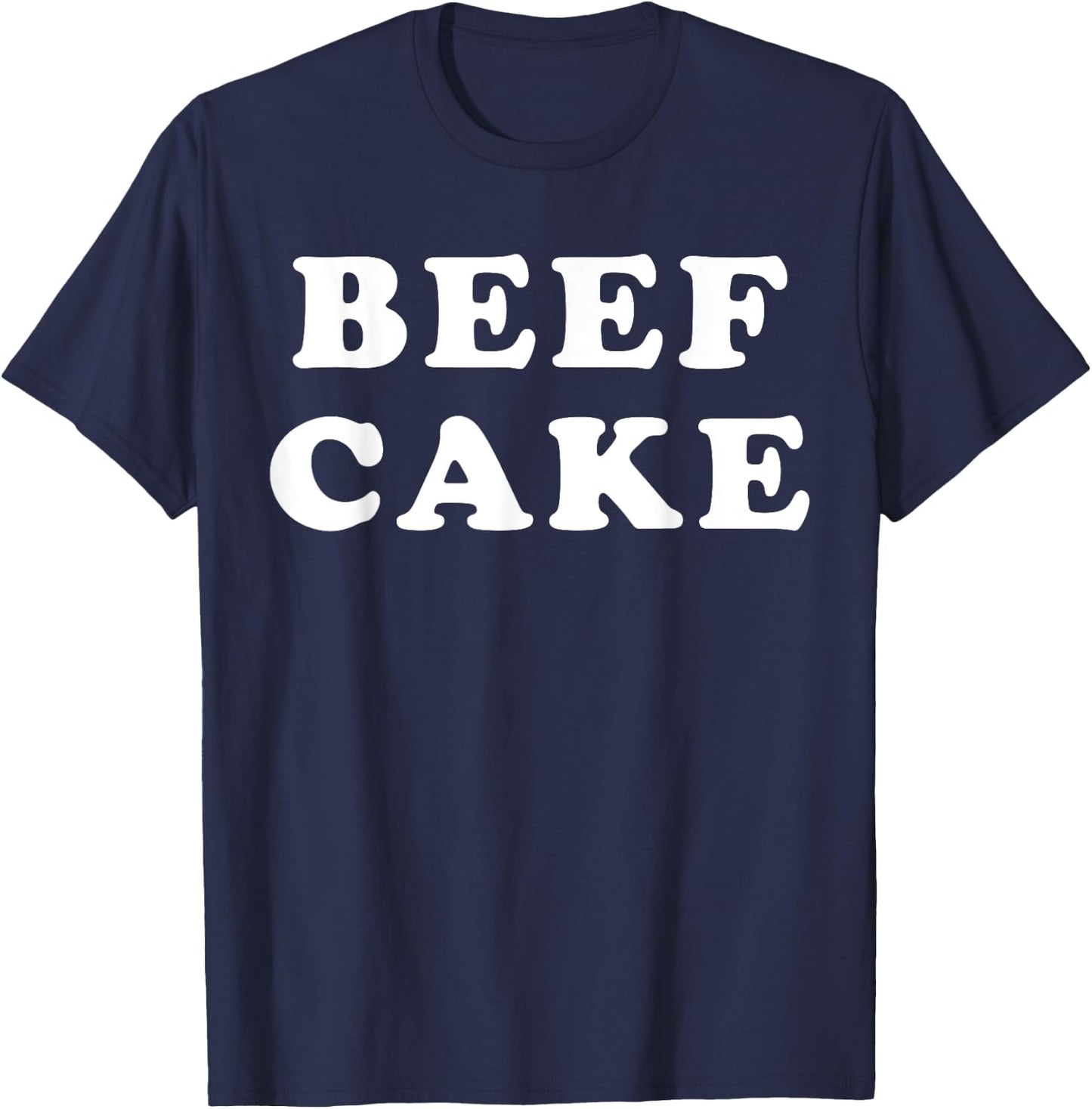 Beefcake Funny Gym Workout T-Shirt - T-Shirt | Navy