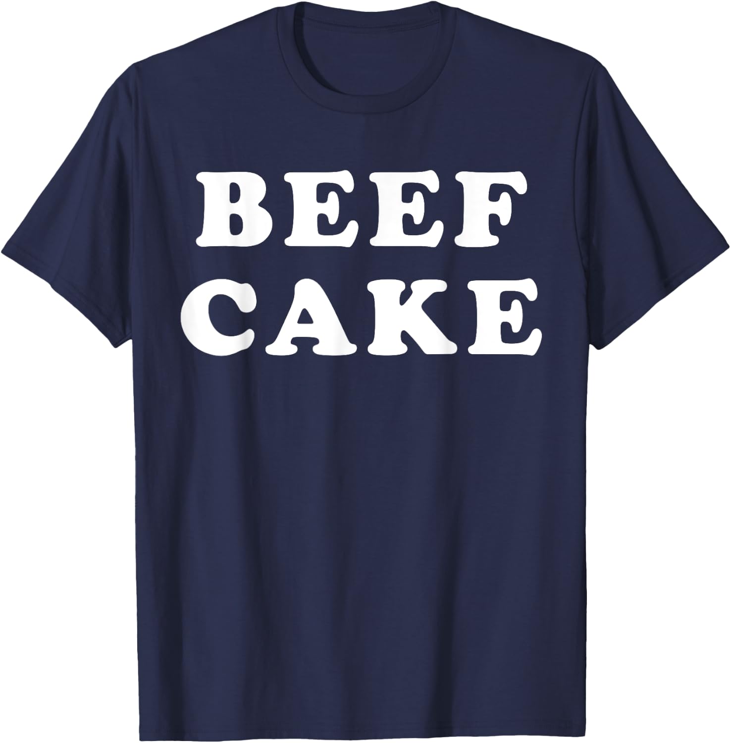 Beefcake Funny Gym Workout T-Shirt - T-Shirt | Navy