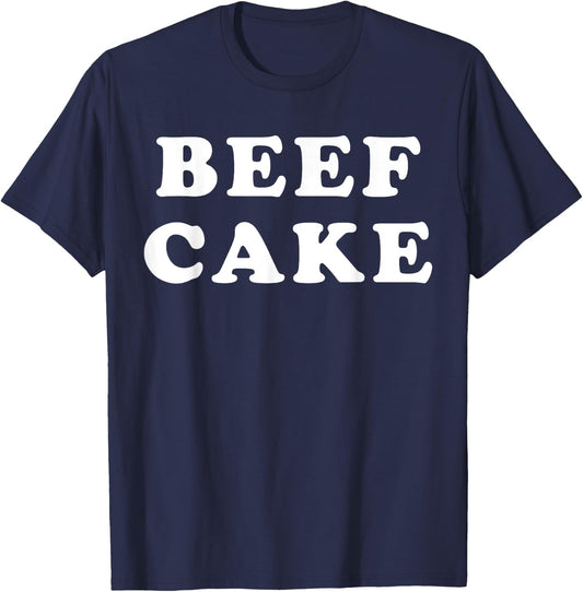 Beefcake Funny Gym Workout T-Shirt - T-Shirt | Navy