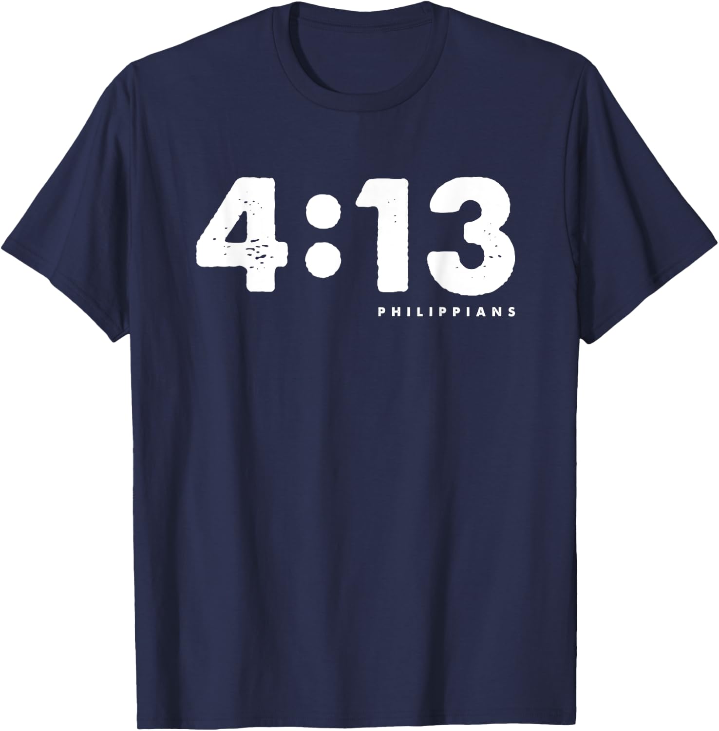 Philippians 4:13 Shirt I Can Do All Things Through Christ T-Shirt - T-Shirt | Navy
