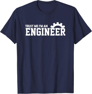 Engineer T Shirt - Trust Me I'm An Engineer T-Shirt - T-Shirt | Navy