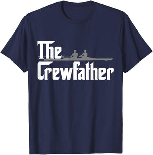 The Crew Father Rowing Funny Rowers Gift Shirt T-Shirt - T-Shirt | Navy