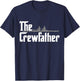 The Crew Father Rowing Funny Rowers Gift Shirt T-Shirt - T-Shirt | Navy