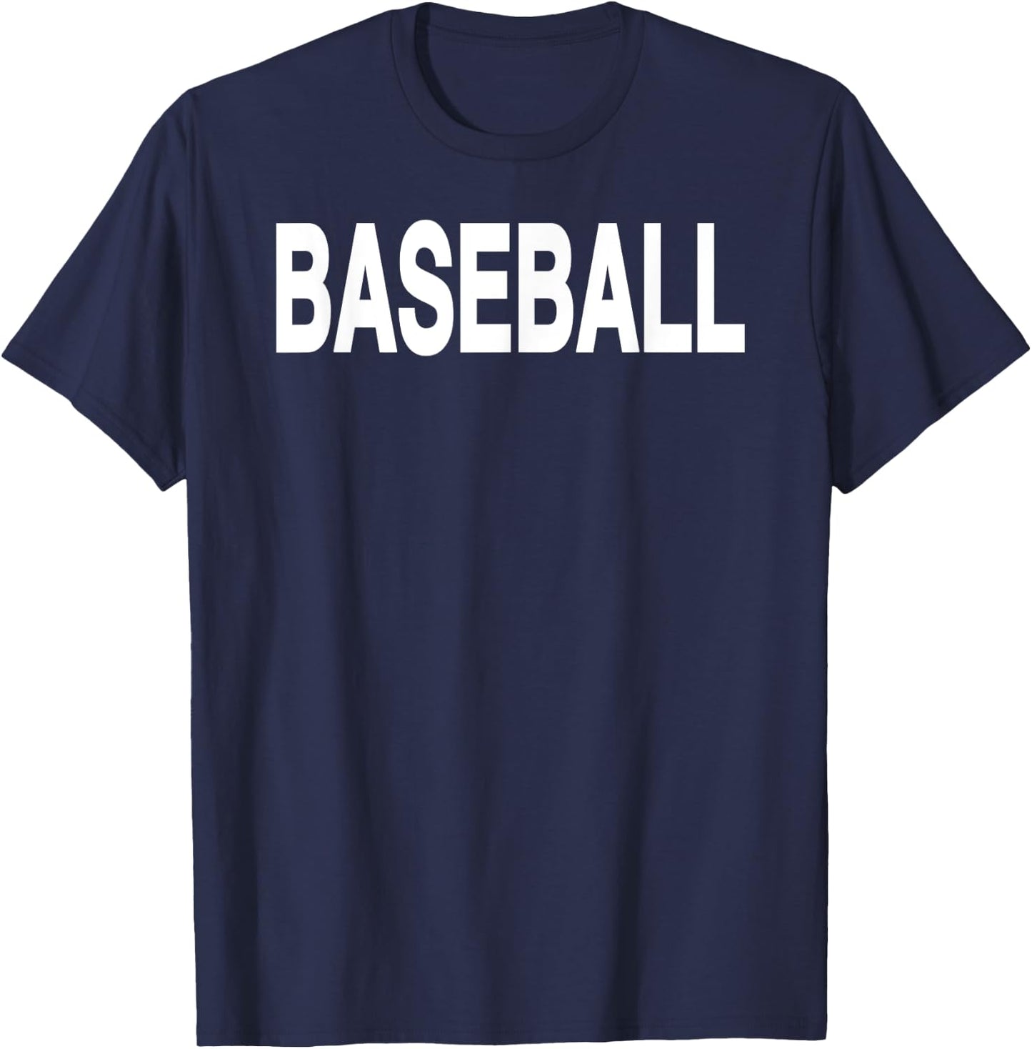 That Says Baseball Shirt - A Design That Says Baseball T-Shirt - T-Shirt | Navy