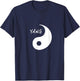 Yin Yang Funny Halloween Couples for Best Friends T-Shirt - T-Shirt | Navy